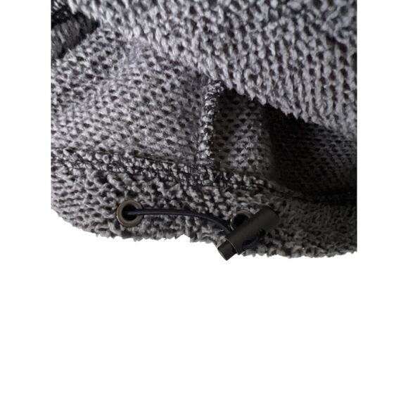 Eddie Bauer Cozy Black/Gray Long Sleeve partial zipper Pullover Sweater Size L - Picture 5 of 9